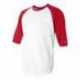 Badger 4133 B-Core Three-Quarter Sleeve Baseball T-Shirt