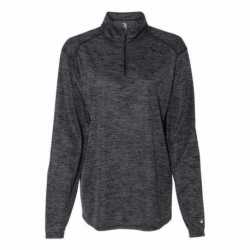 Badger 4173 Women's Tonal Blend Quarter-Zip Pullover