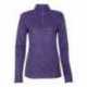 Badger 4173 Women's Tonal Blend Quarter-Zip Pullover