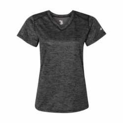 Badger 4175 Women's Tonal Blend V-Neck T-Shirt