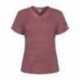 Badger 4962 Women's Triblend Performance V-Neck Short Sleeve T-Shirt