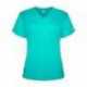 Badger 4962 Women's Triblend Performance V-Neck Short Sleeve T-Shirt