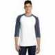 District DT6210 Very Important Tee 3/4-Sleeve Raglan