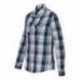 Burnside 5222 Women's Long Sleeve Plaid Shirt