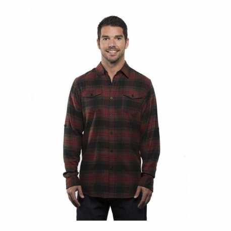 Burnside 8210 Yarn-Dyed Long Sleeve Flannel Shirt