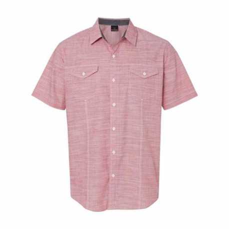 Burnside 9247 Textured Solid Short Sleeve Shirt