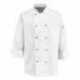 Chef Designs 0423 100% Polyester Ten Pearl Button Chef Coat