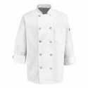 Chef Designs 0423 100% Polyester Ten Pearl Button Chef Coat