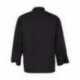 Chef Designs 0425 Ten Pearl Button Black Chef Coat