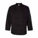 Chef Designs KT76 Black Traditional Chef Coat