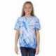 Dyenomite 20BCC Youth Contrast Cyclone Tie-Dyed T-Shirt