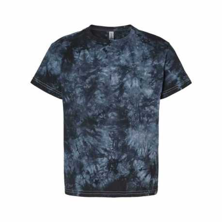 Dyenomite 20BCR Youth Crystal Tie-Dyed T-Shirt