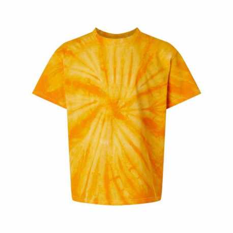 Dyenomite 20BCY Youth Cyclone Pinwheel Tie-Dyed T-Shirt