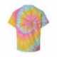 Dyenomite 20BMS Youth Multi-Color Spiral Tie-Dyed T-Shirt