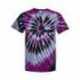 Dyenomite 20BMS Youth Multi-Color Spiral Tie-Dyed T-Shirt