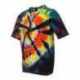 Dyenomite 20BTD Youth Rainbow Cut-Spiral Tie-Dyed T-Shirt