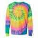 Dyenomite 240MS Multi-Color Spiral Tie-Dyed Long Sleeve T-Shirt