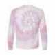 Dyenomite 240MS Multi-Color Spiral Tie-Dyed Long Sleeve T-Shirt