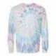 Dyenomite 240MS Multi-Color Spiral Tie-Dyed Long Sleeve T-Shirt