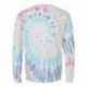 Dyenomite 240MS Multi-Color Spiral Tie-Dyed Long Sleeve T-Shirt