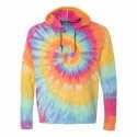 Dyenomite 430VR Tie-Dyed Long Sleeve Hooded T-Shirt