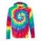 Dyenomite 430VR Tie-Dyed Long Sleeve Hooded T-Shirt