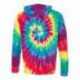 Dyenomite 430VR Tie-Dyed Long Sleeve Hooded T-Shirt