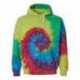 Dyenomite 680VR Blended Tie-Dyed Hooded Sweatshirt