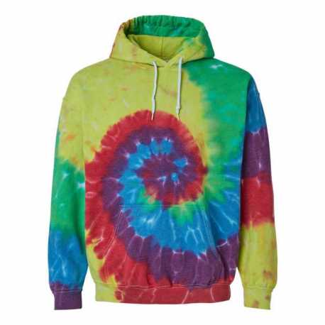 Dyenomite 680VR Blended Tie-Dyed Hooded Sweatshirt