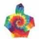 Dyenomite 680VR Blended Tie-Dyed Hooded Sweatshirt