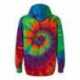 Dyenomite 854MS Multi-Color Spiral Tie-Dyed Hooded Sweatshirt