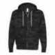 Independent Trading Co. AFX90UNZ Lightweight Full-Zip Hooded Sweatshirt