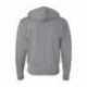 Independent Trading Co. AFX90UNZ Lightweight Full-Zip Hooded Sweatshirt