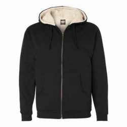 Independent Trading Co. EXP40SHZ Sherpa-Lined Full-Zip Hooded Sweatshirt