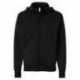 Independent Trading Co. EXP80PTZ Poly-Tech Full-Zip Hooded Sweatshirt