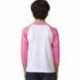 Next Level Apparel 3352 Youth CVC Three-Quarter Sleeve Raglan