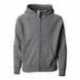 Independent Trading Co. PRM15YSBZ Youth Lightweight Special Blend Raglan Zip Hood