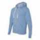 Independent Trading Co. PRM90HTZ Heathered French Terry Full-Zip Hooded Sweatshirt