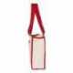 Q-Tees Q1100 14L Tote with Contrast-Color Handles