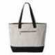 Q-Tees Q1300 19L Zippered Tote