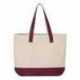 Q-Tees Q1300 19L Zippered Tote