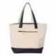 Q-Tees Q1300 19L Zippered Tote