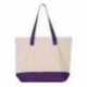 Q-Tees Q1300 19L Zippered Tote