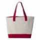 Q-Tees Q1300 19L Zippered Tote