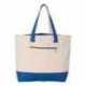 Q-Tees Q1300 19L Zippered Tote