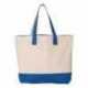 Q-Tees Q1300 19L Zippered Tote