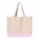 Q-Tees Q1500 34.6L Large Canvas Deluxe Tote