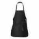 Q-Tees Q4250 Full-Length Apron with Pouch Pocket