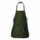 Q-Tees Q4250 Full-Length Apron with Pouch Pocket