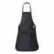 Q-Tees Q4250 Full-Length Apron with Pouch Pocket